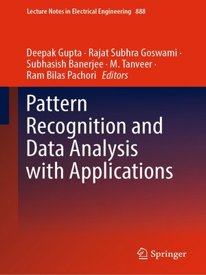 cover image of Pattern Recognition and Data Analysis with Applications